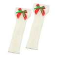 thumbnail image 5 of QLEICOM Leg Warmers,Socks for Women,Women's Christmas Leg Warmers with Fleece Lining for Ankle To Knee Coverage Knit Boot Socks Provide Thermal Insulation As Fashion Footwear Accessories White, 5 of 5
