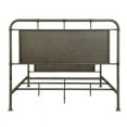 thumbnail image 5 of Beaumont Lane Industrial Queen Metal Bed in Burnished Smoke, 5 of 9