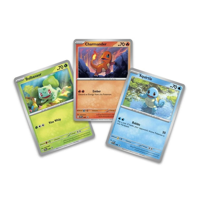 Pokemon TCG Scarlet and Violet 151 Poster, Bulbasaur Charmander