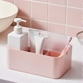 thumbnail image 4 of Desktop Storage Box, Plastic Organizer for Small Desk Items, Stationery Compartment Storage, Multi-Purpose Desk Organizer, Tidy Workspace Solution, 4 of 6