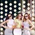 thumbnail image 4 of 8-Piece Daisy Boho Party Decorations Kit: White Flower Garland Banner, Hippie Floral Cutouts for Birthday, Shower, Wedding & Boho-Themed Party Supplies, 4 of 5