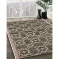 thumbnail image 2 of Ahgly Company Indoor Square Mid-Century Modern Coffee Brown Oriental Area Rugs, 4' Square, 2 of 6