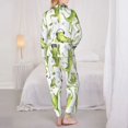 thumbnail image 3 of Pajamas for Women Set - Funny Frogs dancing camera cute Comfy Long Sleeve Button Up Pajama Sets for Women 2 Piece, Soft Sleepwear Nightwear Pjs Lounge Sets for Women with Pockets, 3 of 6