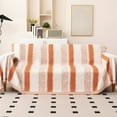 thumbnail image 2 of Viflosae Couch Covers for Sofa Couch Cover Comfortable Light Striped Sofa Towel Cover Cloth Universal Non-slip Sleeping Blanket Scratch Sofa Cover 6x4.26ft, 2 of 6