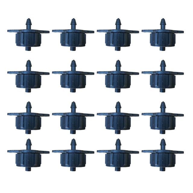 KAKOWELY micro irrigation dropper 50PCS Pressure-compensated Fertilizer Drip Irrigation Dripper Water-saving Irrigation Water Dripper for Lawn Garden Potting (Random Color)