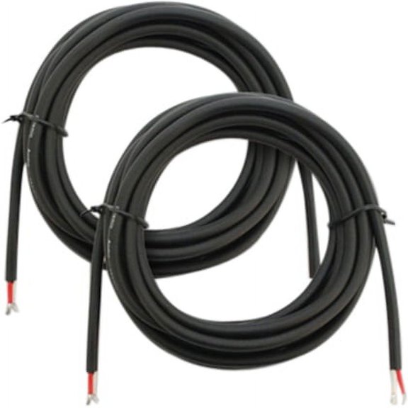 Seismic Audio (2)  15' Raw Wire HOME PA/DJ SPEAKER CABLE Black - RW15Pair