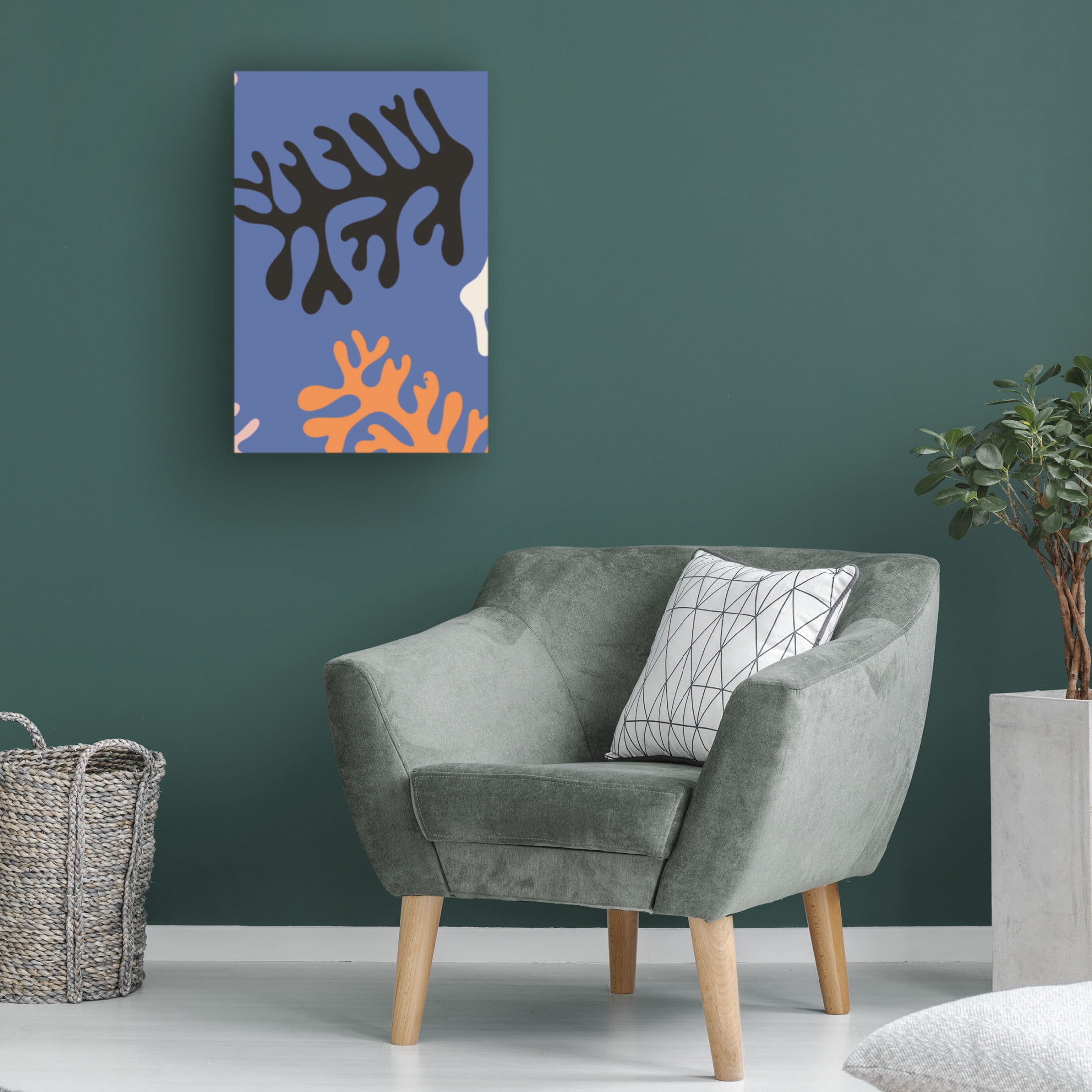 Trademark Fine Art jay stanley Henri Matisseas Fabulous Algae 1 Canvas Wall Art