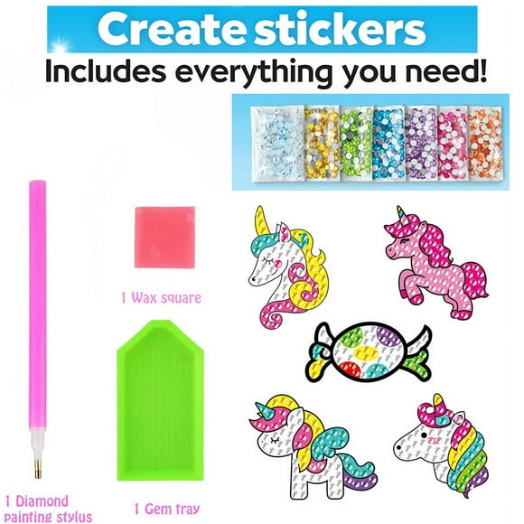 DIY Diamond Painting Tool Set Big Gem 5D Diamond Mosaic Sticker Draw by Number Painting Toys Educational Toys for Kids