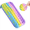 Multicolor Pastel, variant on Pop It Fidget Rainbow Silicone Pencil Cases, Blue