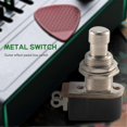 thumbnail image 3 of Guitar Pedal Foot Switch Momentary SPST Button, 10-Pack Replacement Parts for Effects Pedal Accessories, 3 of 5