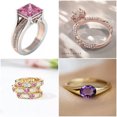 thumbnail image 4 of QQTDFG Fashion 925 Silver Cubic Zirconia Rings Women Jewelry Wedding Ring Size 5-11-7-#6, 4 of 8