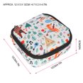 thumbnail image 4 of Pequeño lindo bolso cosmético impermeable lápiz labial servilletas sanitarias organizador cambio PurseForest, 4 of 8