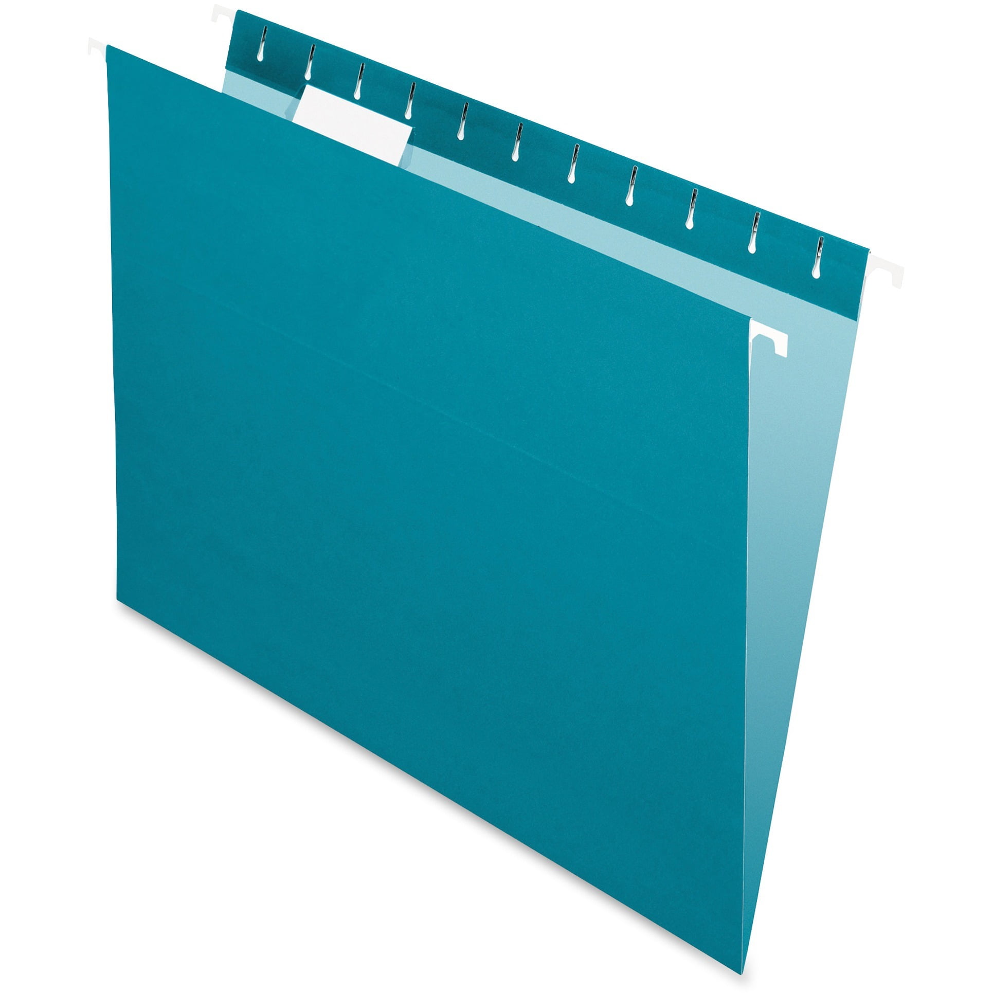 Pendaflex Colored Hanging Folders, Teal, 25 per Box with 1/5 cut tabs, Letter Size