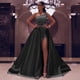 thumbnail image 1 of Vestido de noche con lentejuelas y un solo hombro, estilo europeo y americano, 1 of 3