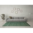 thumbnail image 3 of Ahgly Company Indoor Rectangle Abstract Light Blue Modern Area Rugs, 7' x 9', 3 of 4