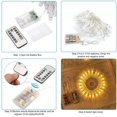 thumbnail image 4 of Luces de hadas con clips de fotos Ormromra ZH-366, 4 of 4