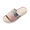 Pink, variant on Linen Slippers for Women Japanese Style Summer House Slippers Indoor Lightweight Open Toe Bathroom Slides Soft Sole Sandals for Home 8-9 wide