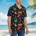 thumbnail image 4 of Haiem Animals Under Water Printed Hawaiian Shirt for Men - Men’s Casual Beach Summer Shirts - Stretch Fabric with Modern Fit-Small, 4 of 7