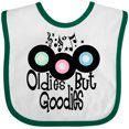 thumbnail image 3 of Inktastic Oldies but Goodies Records and Music Notes Boys or Girls Baby Bib, 3 of 4