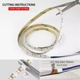 thumbnail image 6 of Warm LED Strip Lights Density Tape Light for Bedroom 180 LEDs/Reel Flexible Dimmable Rope Lights for Room Home, 6 of 6