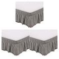 thumbnail image 2 of Kearding Faldones De Cama Elegantes, Elegantes, Duraderos Y Fáciles De Limpiar Alrededor De La Cama, Sábana Con Cenefa, Funda Para Base De Type1 NO1, 2 of 6