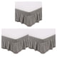 thumbnail image 5 of Kearding Faldón De Cama Elegante Y Fácil De Limpiar Para Un Hogar Elegante Faldones De Cama Fáciles De Limpiar Gris US-Full54*75in Type1 NO1, 5 of 6