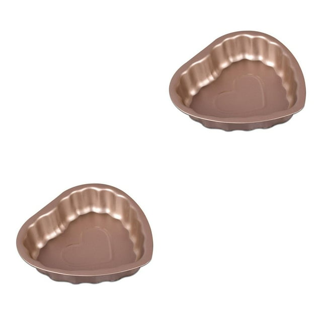 Inteprter Molde para tartas en forma de corazón, moldes para hacer postres, bandeja para hornear de acero al carbono, molde, herramientas de decoración Type1 NO1 Inteprter CBP103717