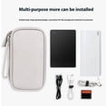 thumbnail image 4 of Bolsa de almacenamiento para banco de energía, estuche multiusos, cierre de cremallera, gran capacidad, malla, organizador de cables., 4 of 8