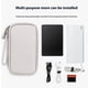 thumbnail image 4 of Bolsa de almacenamiento para banco de energía, estuche multiusos, cierre de cremallera, gran capacidad, malla, organizador de cables., 4 of 8