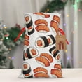 thumbnail image 5 of Naloa Sushi Roll Drawstring Christmas Bags, 3D Xmas Gift Bags, Christmas Wrapping Bags, Xmas Goodie Bags, Treat Pouch Bags, Party Favor Bags-Small, 5 of 9