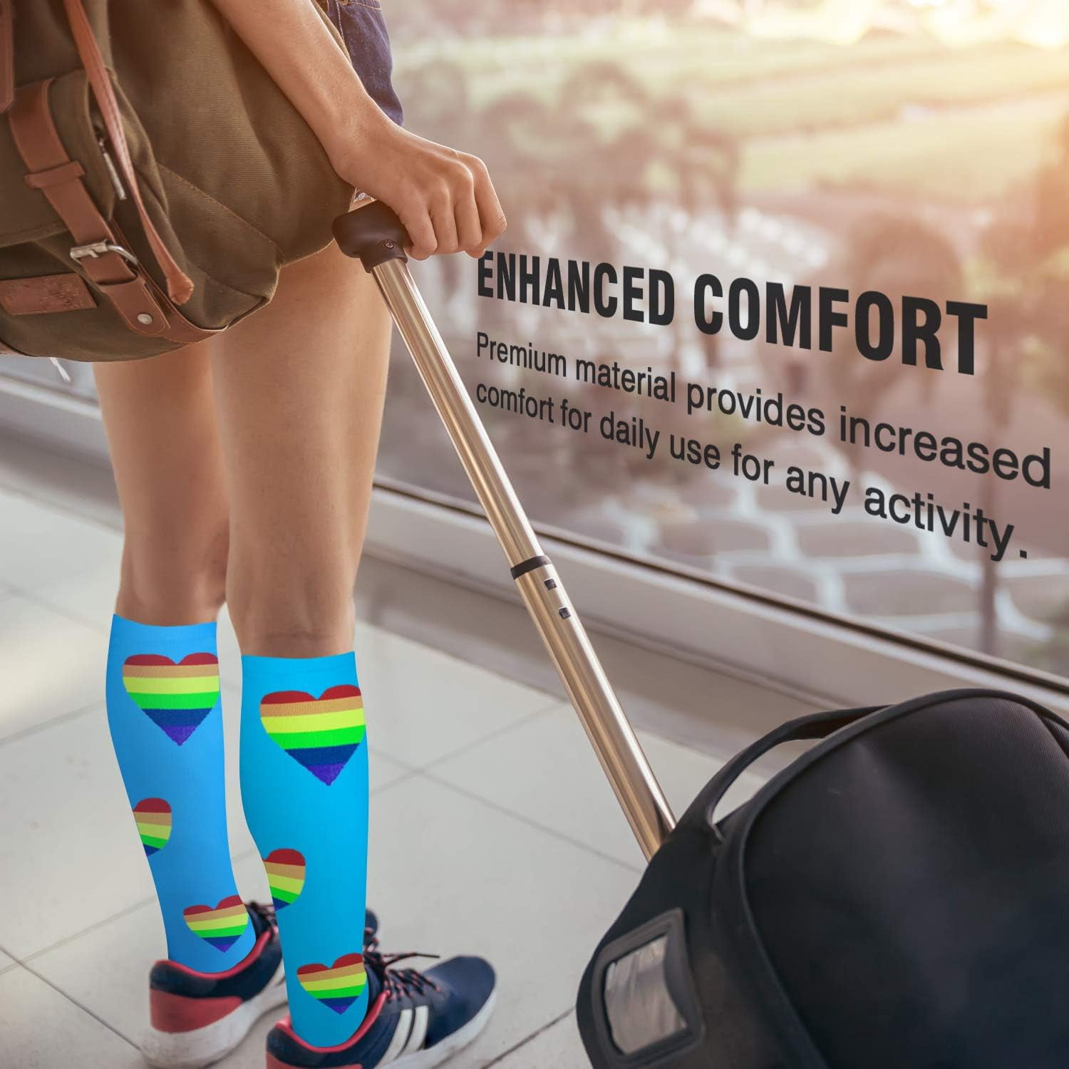 NEWZILL Medical Compression Socks 20-30 MmHg For Men & Women - Best For Running, Nursing, Travel & Circulation Support - View #7
