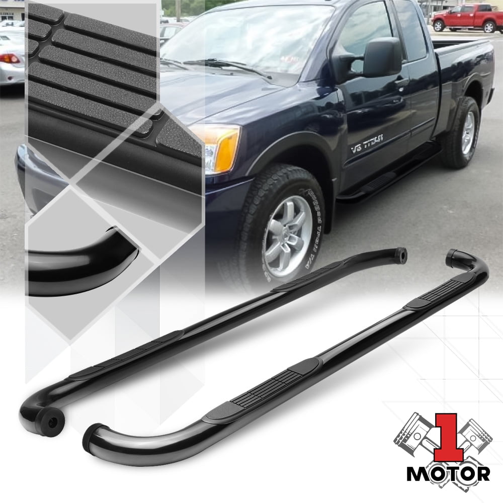 FOR 04-14 COLORADO//CANYON CREW CAB CHROME STAINLESS 3/"SIDE STEP NERF BAR KIT