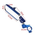 thumbnail image 6 of 360 °   Flexible Rotate Rear View Cycling Aluminium Alloy Bicycle Mirror Handlebar MTB Bike Rearview Motorcycle Looking Glass, 6 of 9