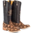 thumbnail image 5 of Women’s Tin Haul Wild Thing Boots With Cheetah Sole Handmade Brown, 5 of 6