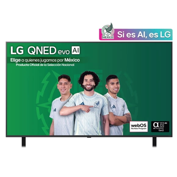 Pantalla LG 75" 4K Smart TV QNED evo QNED85 MiniLED - Procesador α8 AI 4K Gen2, 120Hz y Magic Remote AI