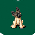 thumbnail image 4 of Inktastic Shepherd Puppy Boys or Girls Baby Bib, 4 of 4