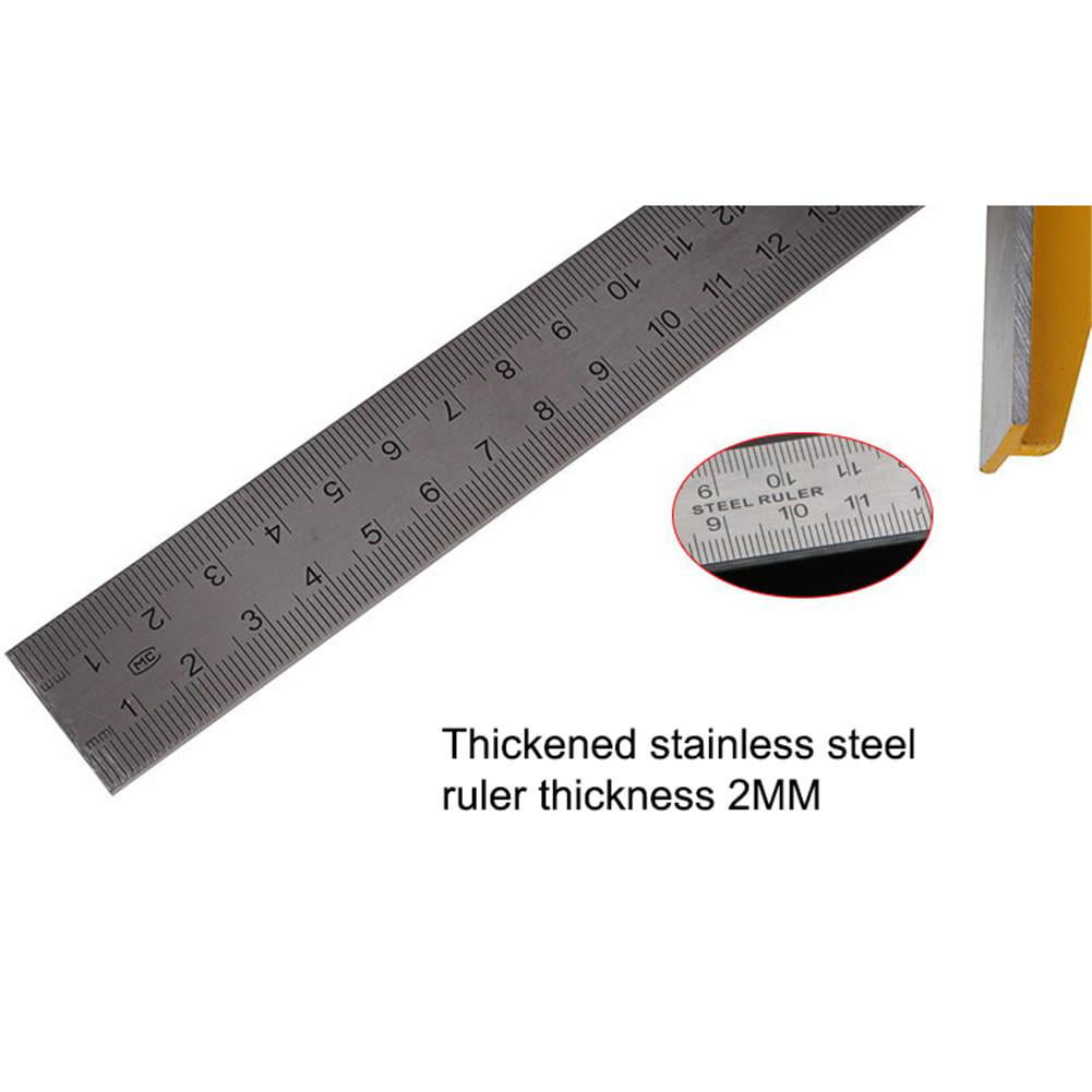 Multifunction Combination Set Square Stainless Steel Ruler W/Level 300 Mm Hot 