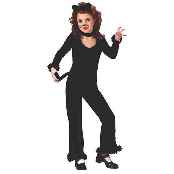 Fun World Playful Kitty Girl's Halloween Fancy-Dress Costume for Child, Regular S
