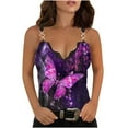 thumbnail image 1 of CHUANK Ichuanyi Blouse à Imprimé Sans Manches à Col en V pour Femmes, Décontractée, Ample, à Fermeture Éclair, 1 of 5