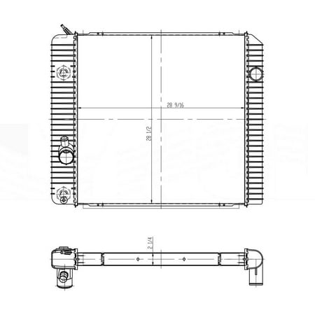 NEW Radiator for INTERNATIONAL 2010 & NEWER DURASTAR 4000 SERIES - QL