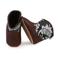 thumbnail image 6 of MEZZALL Leather Western Boots Cowboy Bootie Soft Sole Nonslip Crib Shoes For Baby Toddler Girls Boys Comfort Footwear, 6 of 8