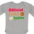 thumbnail image 4 of Inktastic Official Cookie Tester Christmas Cookies Boys or Girls Long Sleeve Baby Bodysuit, 4 of 5