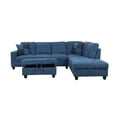thumbnail image 3 of PonLiving Sectional Sofa Sectional Couch with Chaise Ottoman Sectional Sleeper Sofa Right Hand Facing, 3 of 6
