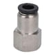 thumbnail image 2 of Female Straight Pneumatic Connecter Straight Pneumatic Quick Fitting Air Line Connector6-M5, 2 of 4