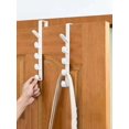 thumbnail image 1 of 1pc Solid Plastic Door Hook, Modern Non Perforated Strong Hanger Rack, Suitable For Home Use, 1 of 4