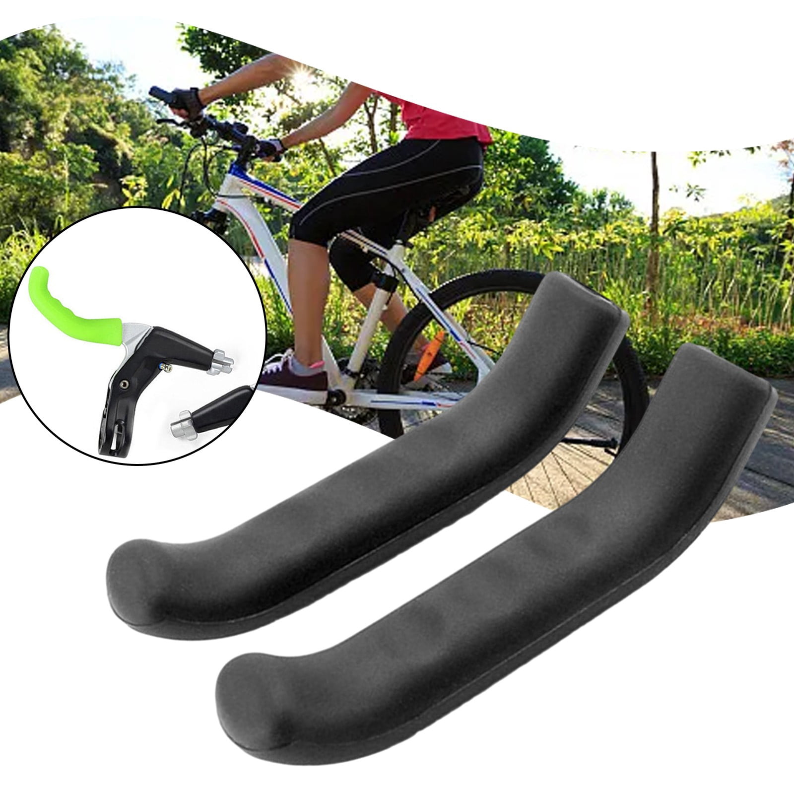 Couvre Poignées De Frein Vélo En Silicone Imperméable - Protection Anti-Dérapante Violet