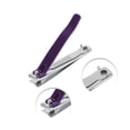 thumbnail image 3 of Unique Bargains 1 Pc Large Nail Clippers Toenail Clippers Purple, 3 of 6