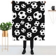thumbnail image 6 of Yibo Basketball Soccer Football Baseball Tennis Blanket Flannel Soft and Comfortable Anti-static Bed Sofa Blanket, 6 of 9