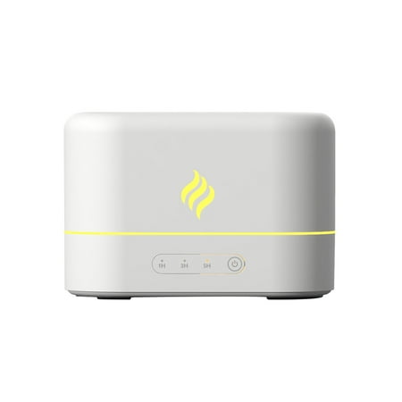 

250ml For Bedroom Essential Oil Diffuser LED Flame Light Air Humidifier Timing