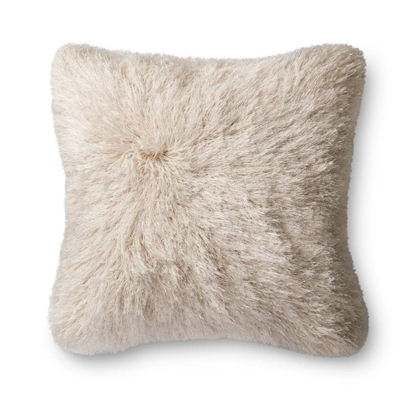 Loloi 22" Square Contemporary Poly Pillow in Ivory Walmart Canada